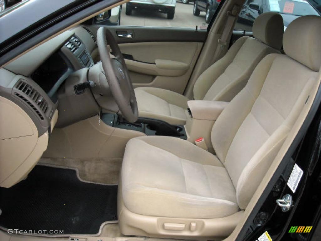 2006 Accord LX V6 Sedan - Nighthawk Black Pearl / Ivory photo #14