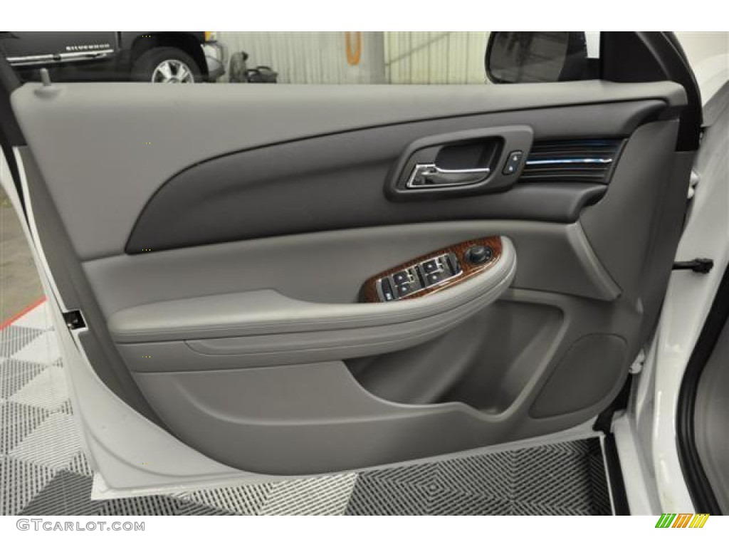 2013 Chevrolet Malibu ECO Jet Black/Titanium Door Panel Photo #62451937