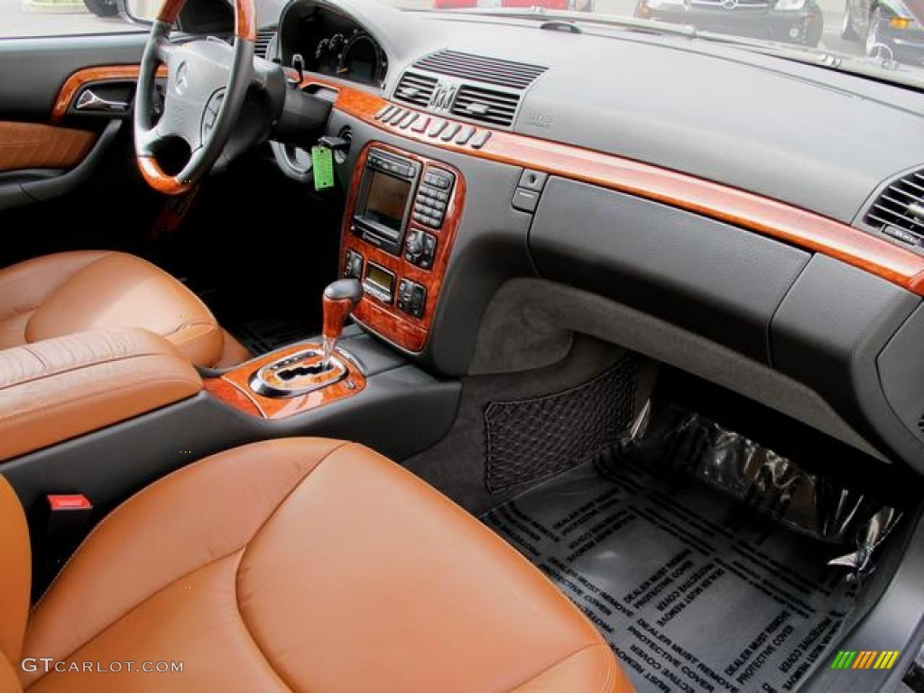 designo Cognac Interior 2001 Mercedes-Benz S 500 Sedan Photo #62452441