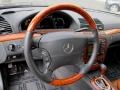 2001 Mercedes-Benz S designo Cognac Interior Steering Wheel Photo