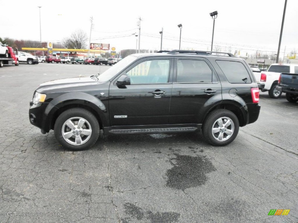 Black 2008 Ford Escape Limited 4WD Exterior Photo #62452690
