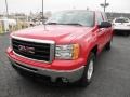 2009 Fire Red GMC Sierra 1500 SLE Extended Cab 4x4  photo #3