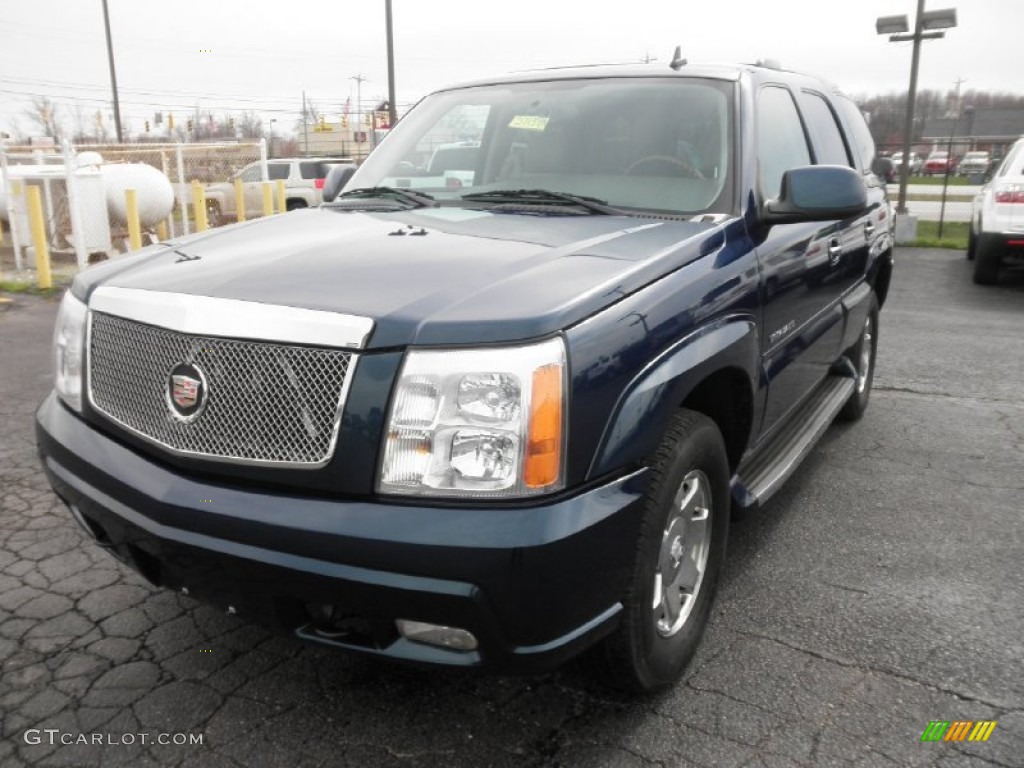 2006 Escalade AWD - Rip Tide Blue / Shale photo #3