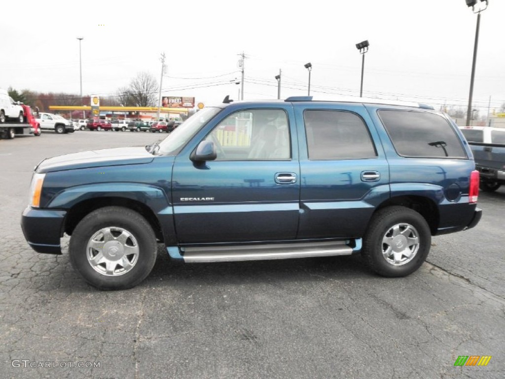 2006 Escalade AWD - Rip Tide Blue / Shale photo #4