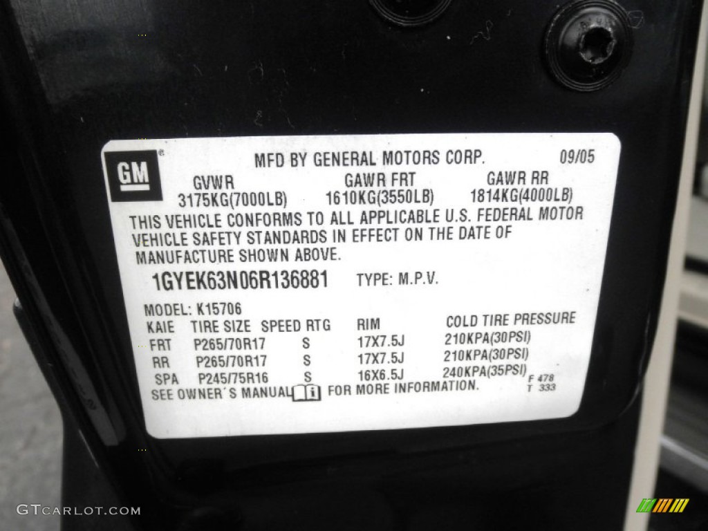 2006 Escalade AWD - Rip Tide Blue / Shale photo #5