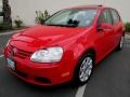 Tornado Red 2009 Volkswagen Rabbit 4 Door