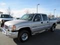 Silver Birch Metallic - Sierra 2500HD SLE Crew Cab 4x4 Photo No. 3