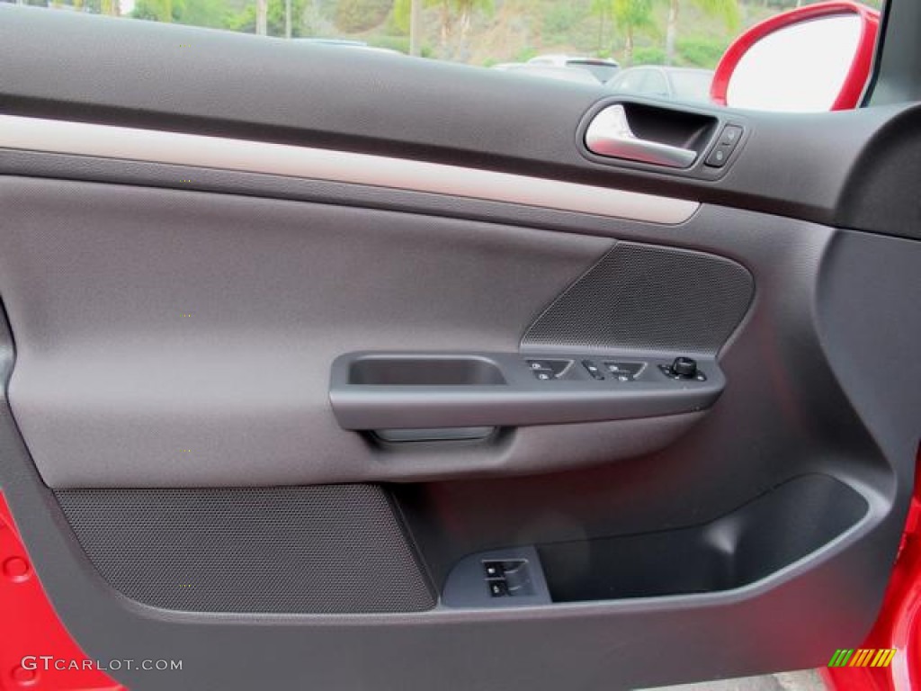 2009 Volkswagen Rabbit 4 Door Anthracite Door Panel Photo #62453233