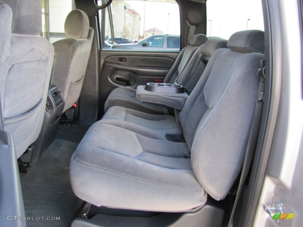 Dark Pewter Interior 2004 GMC Sierra 2500HD SLE Crew Cab 4x4 Photo #62453362
