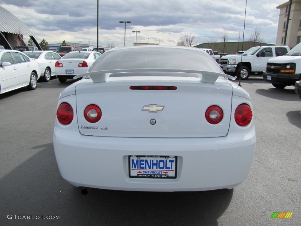 2007 Cobalt LS Coupe - Summit White / Gray photo #6