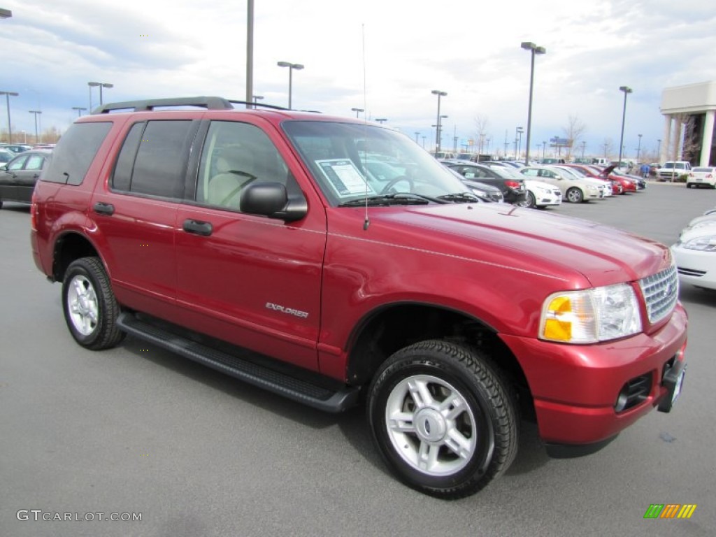 Redfire Metallic 2005 Ford Explorer XLT 4x4 Exterior Photo #62454234