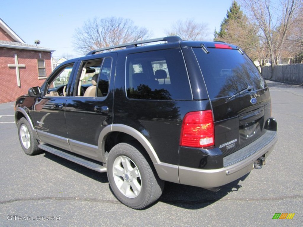 2004 Explorer Eddie Bauer 4x4 - Black / Medium Parchment photo #5