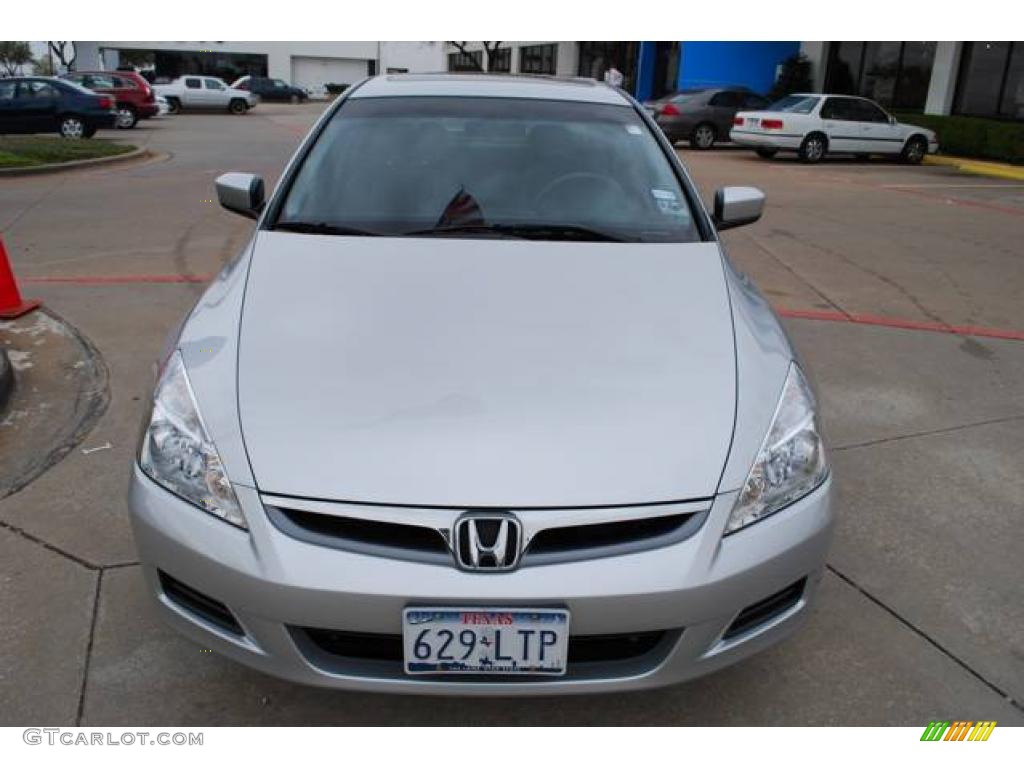 2006 Accord EX-L V6 Sedan - Alabaster Silver Metallic / Black photo #2
