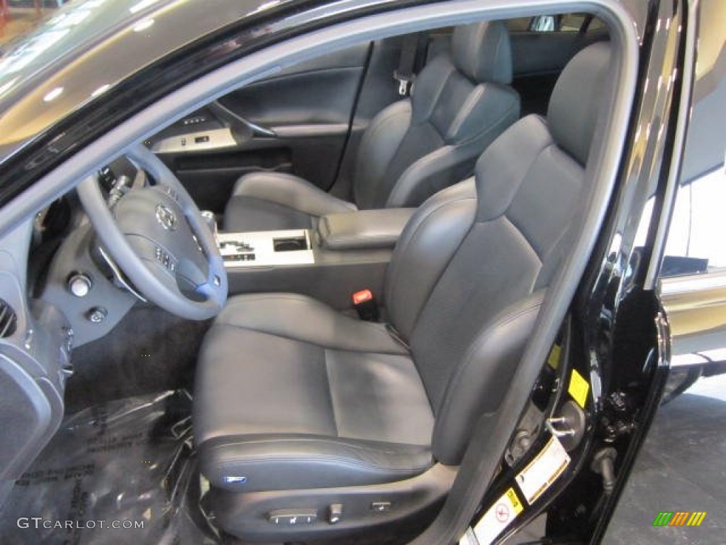 Black Interior 2010 Lexus IS F Photo #62455039