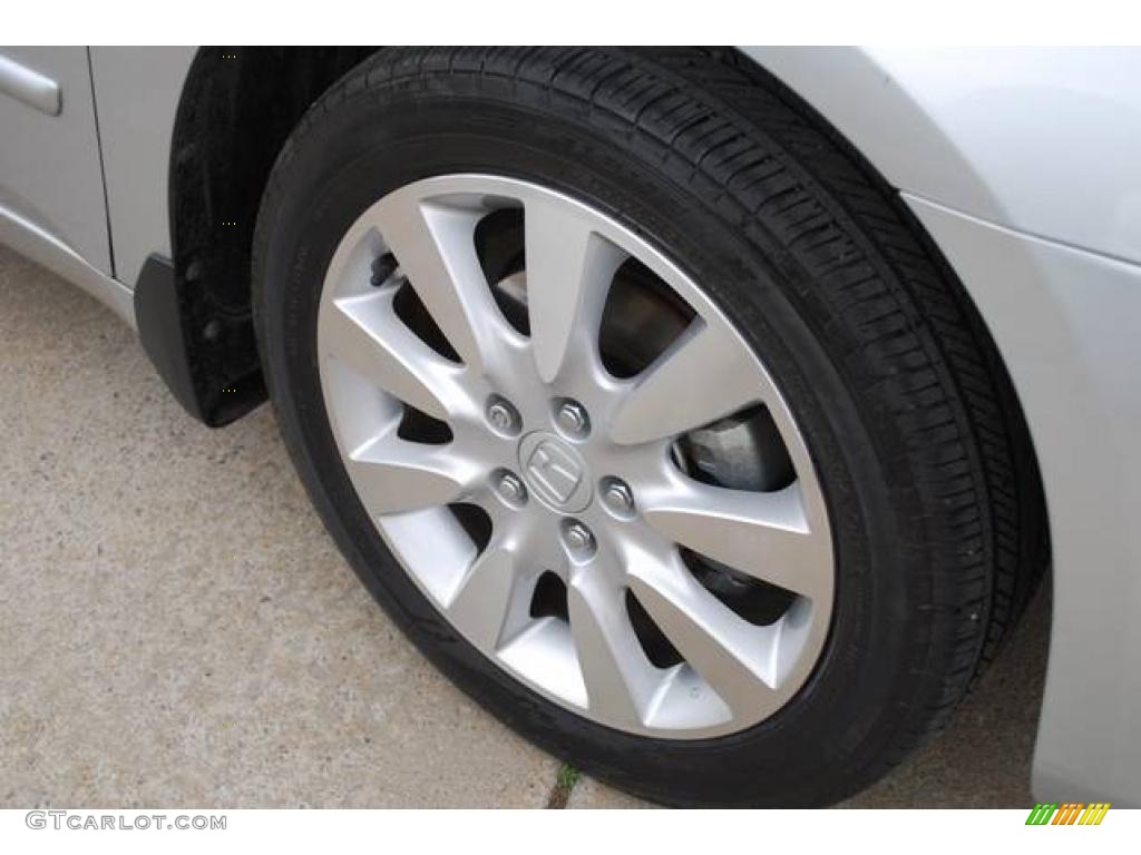 2006 Accord EX-L V6 Sedan - Alabaster Silver Metallic / Black photo #10