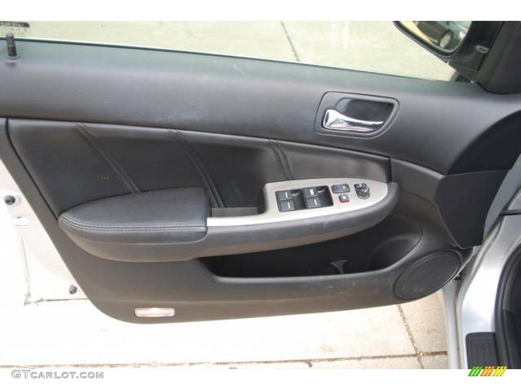 2006 Accord EX-L V6 Sedan - Alabaster Silver Metallic / Black photo #12