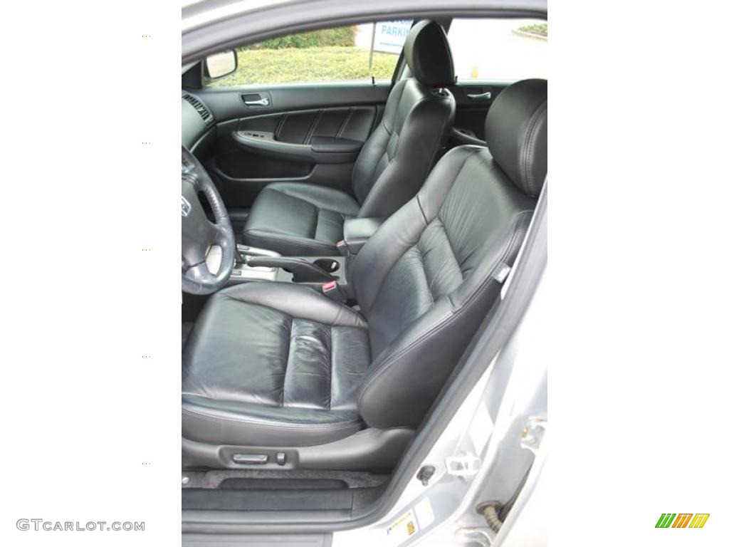 2006 Accord EX-L V6 Sedan - Alabaster Silver Metallic / Black photo #15