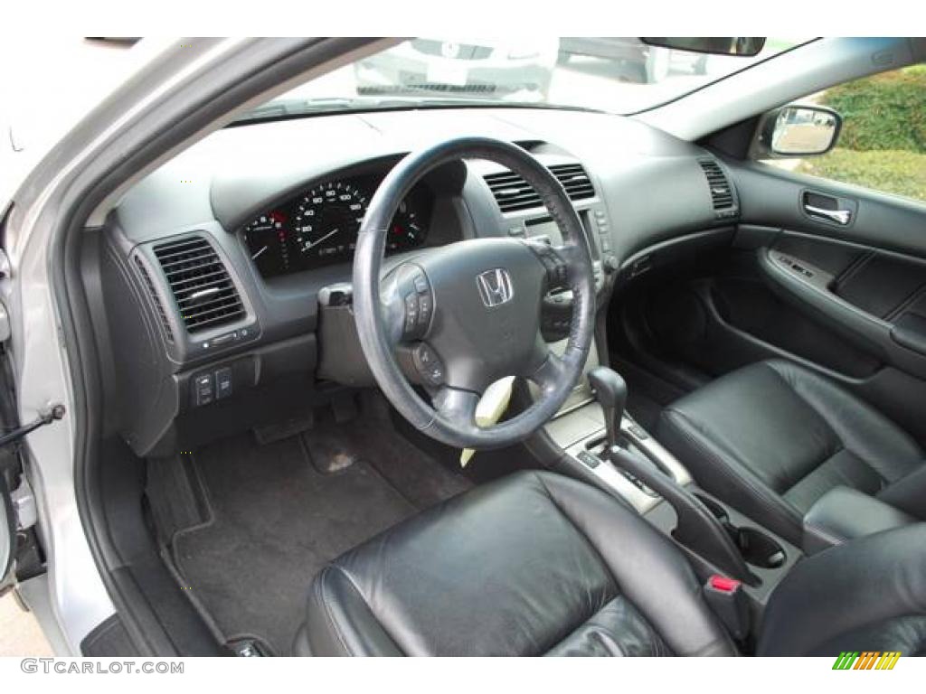 2006 Accord EX-L V6 Sedan - Alabaster Silver Metallic / Black photo #16