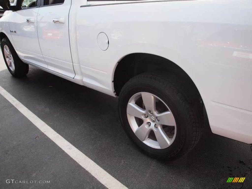 2010 Ram 1500 SLT Quad Cab - Stone White / Dark Slate/Medium Graystone photo #4