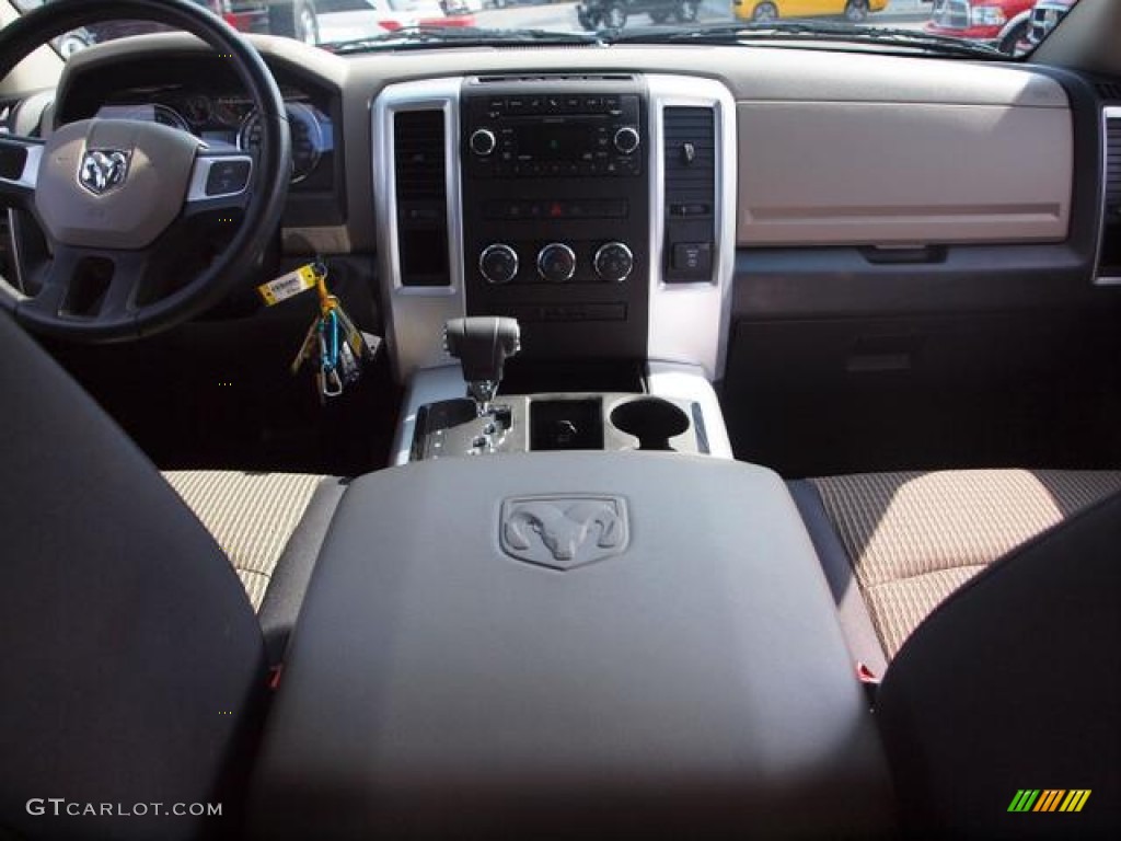 2010 Ram 1500 SLT Quad Cab - Stone White / Dark Slate/Medium Graystone photo #10