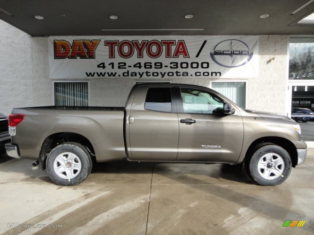 2012 Tundra Double Cab 4x4 - Pyrite Mica / Sand Beige photo #1