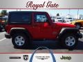 2012 Flame Red Jeep Wrangler Sport S 4x4  photo #1