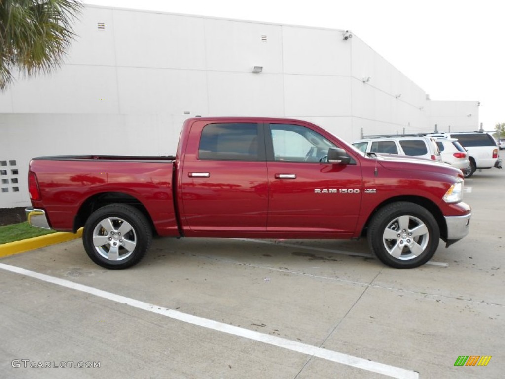 Deep Cherry Red Crystal Pearl 2012 Dodge Ram 1500 Lone Star Crew Cab Exterior Photo #62456335