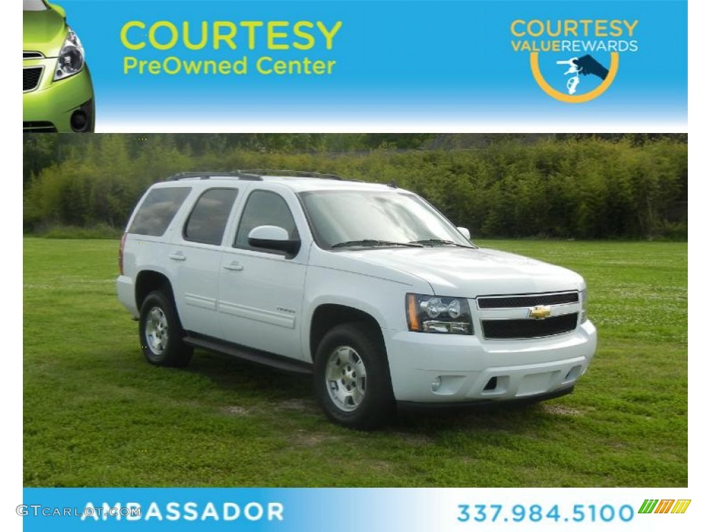 2011 Tahoe LT - Summit White / Ebony photo #1