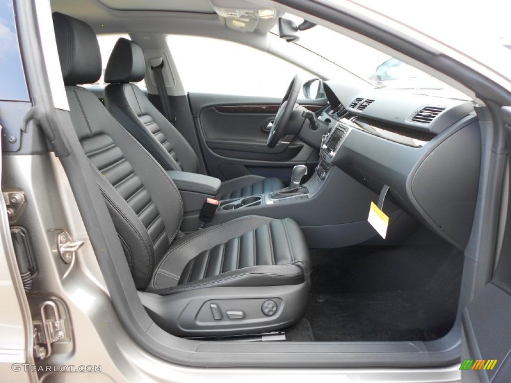 Black Interior 2012 Volkswagen CC Lux Plus Photo #62457078