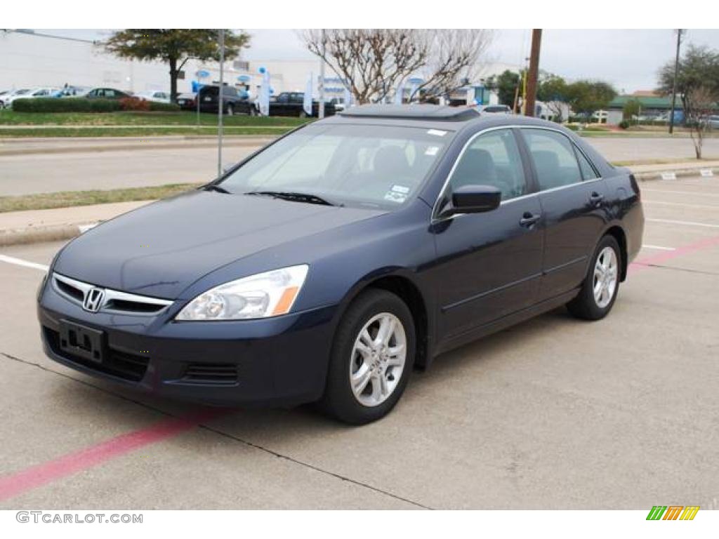 2006 Accord EX Sedan - Royal Blue Pearl / Gray photo #3
