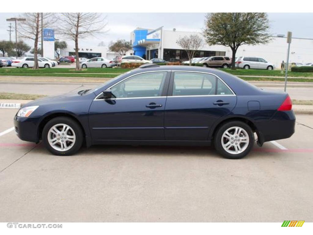 2006 Accord EX Sedan - Royal Blue Pearl / Gray photo #4