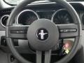 Light Graphite 2008 Ford Mustang V6 Premium Coupe Steering Wheel