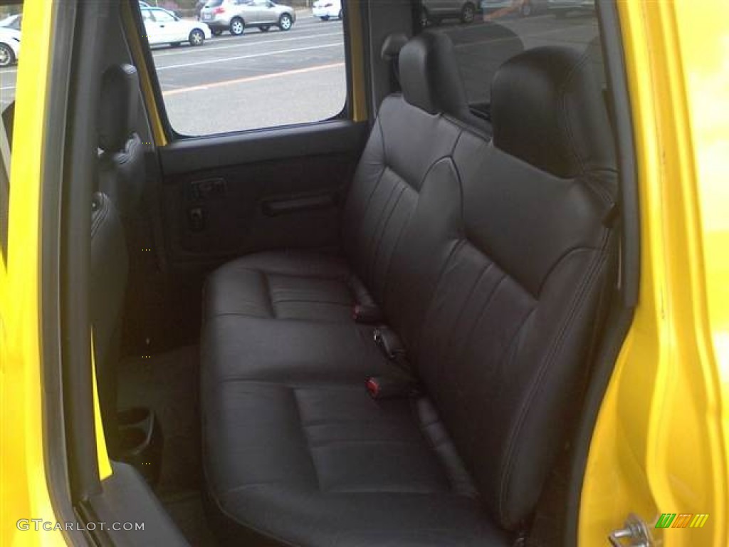 2001 Frontier SE V6 Crew Cab - Solar Yellow / Black photo #7
