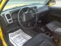  2001 Frontier SE V6 Crew Cab Black Interior