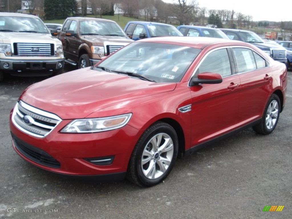 Red Candy Metallic 2010 Ford Taurus SEL Exterior Photo #62458855