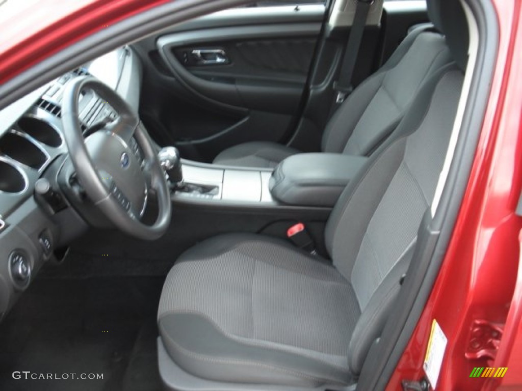 Charcoal Black Interior 2010 Ford Taurus SEL Photo #62458921