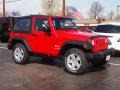 Flame Red - Wrangler X 4x4 Photo No. 2
