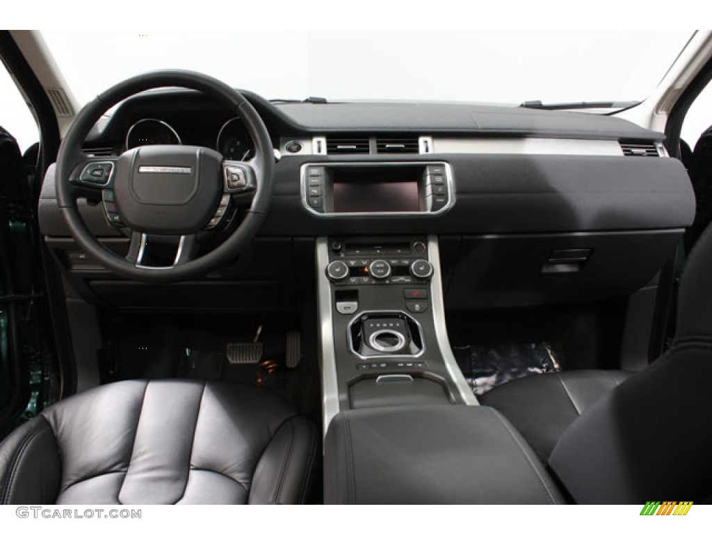 2012 Land Rover Range Rover Evoque Pure Ebony Dashboard Photo #62460481