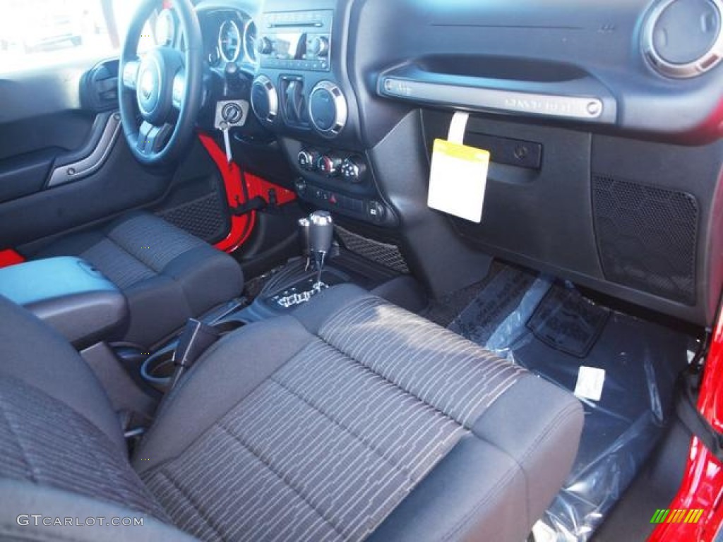 2012 Wrangler Sport S 4x4 - Flame Red / Black photo #4