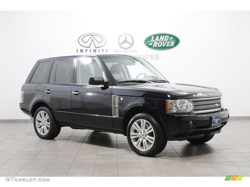 2009 Range Rover Supercharged - Buckingham Blue Metallic / Navy Blue/Parchment photo #1