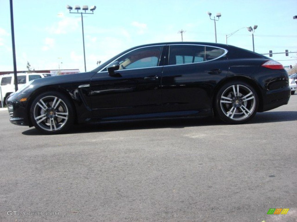 2010 Panamera 4S - Basalt Black Metallic / Cognac Natural Leather photo #4