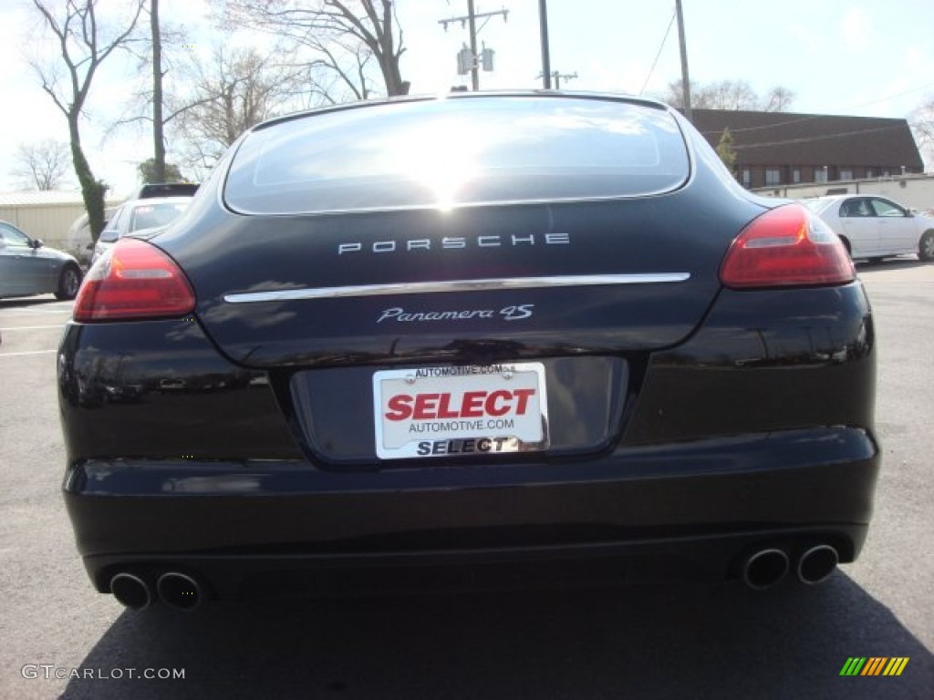 2010 Panamera 4S - Basalt Black Metallic / Cognac Natural Leather photo #6