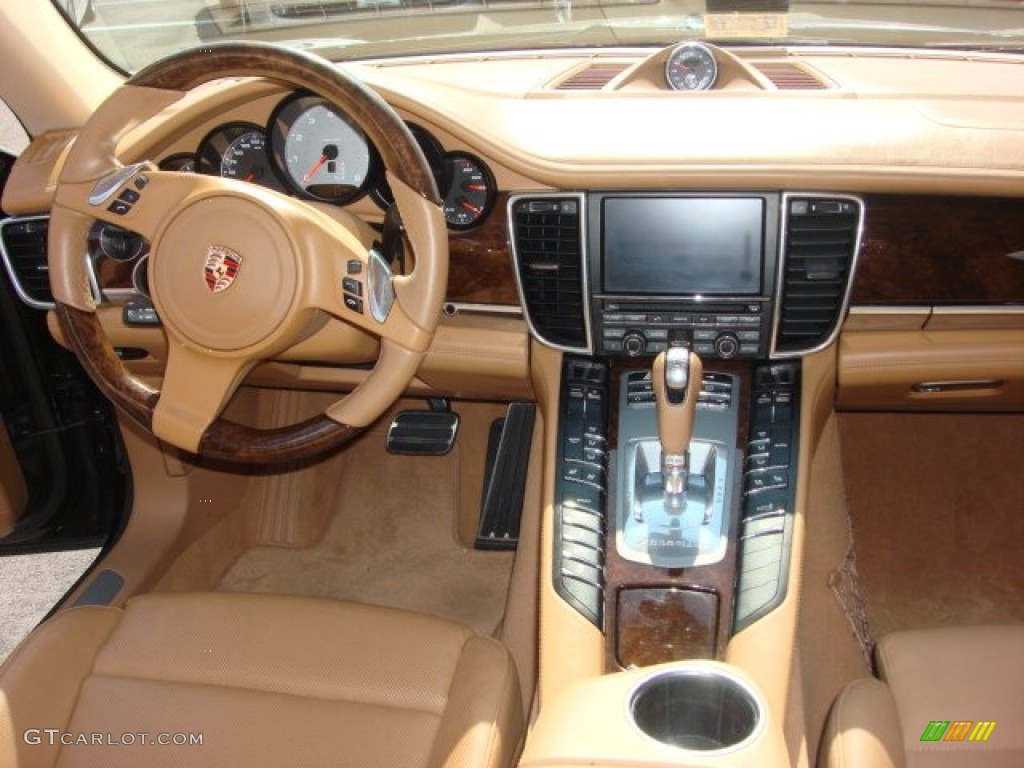 2010 Panamera 4S - Basalt Black Metallic / Cognac Natural Leather photo #18