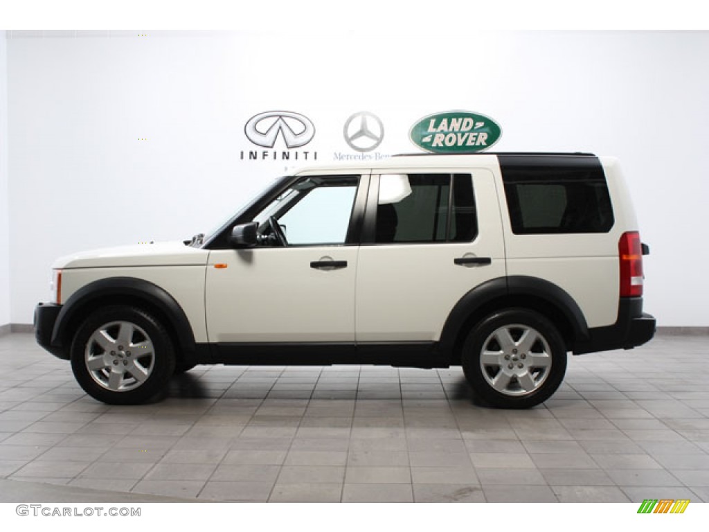 2008 LR3 V8 HSE - Alaska White / Ebony Black photo #2