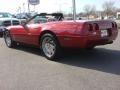 1993 Dark Red Metallic Chevrolet Corvette Convertible  photo #4