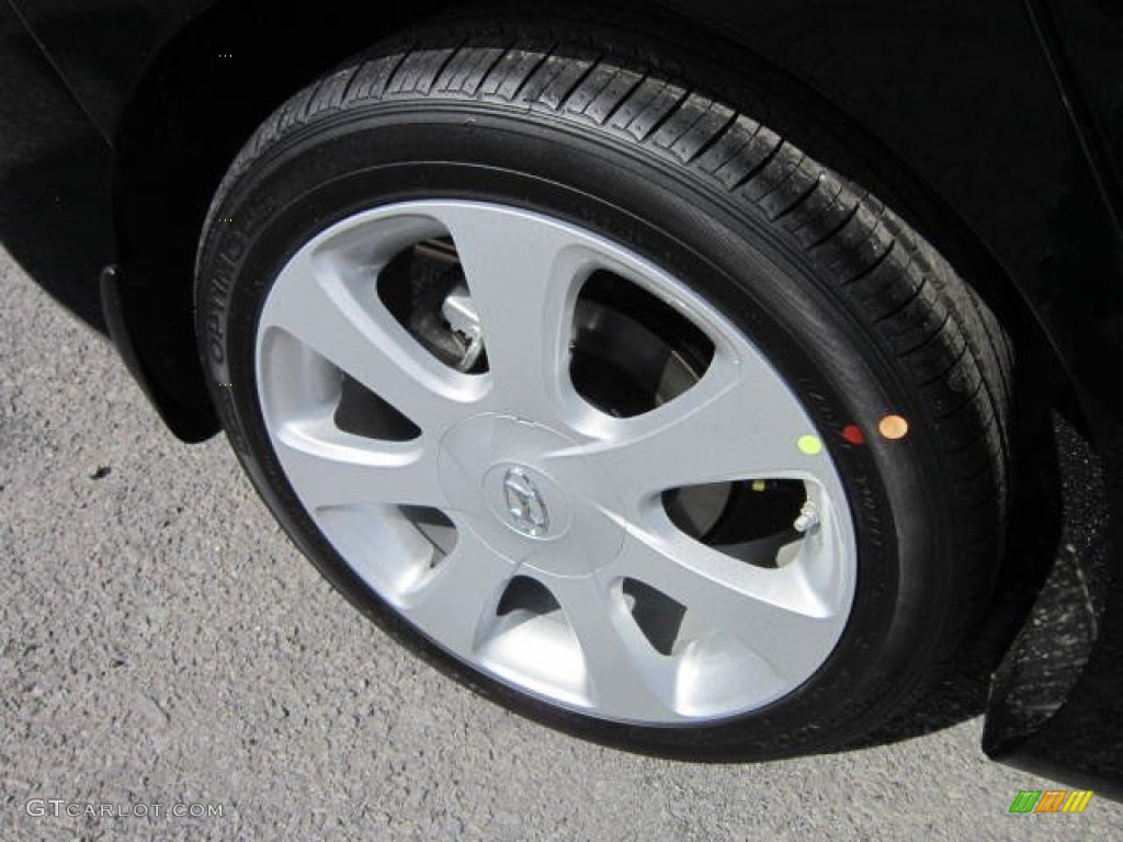 2012 Elantra Limited - Black Noir Pearl / Gray photo #9
