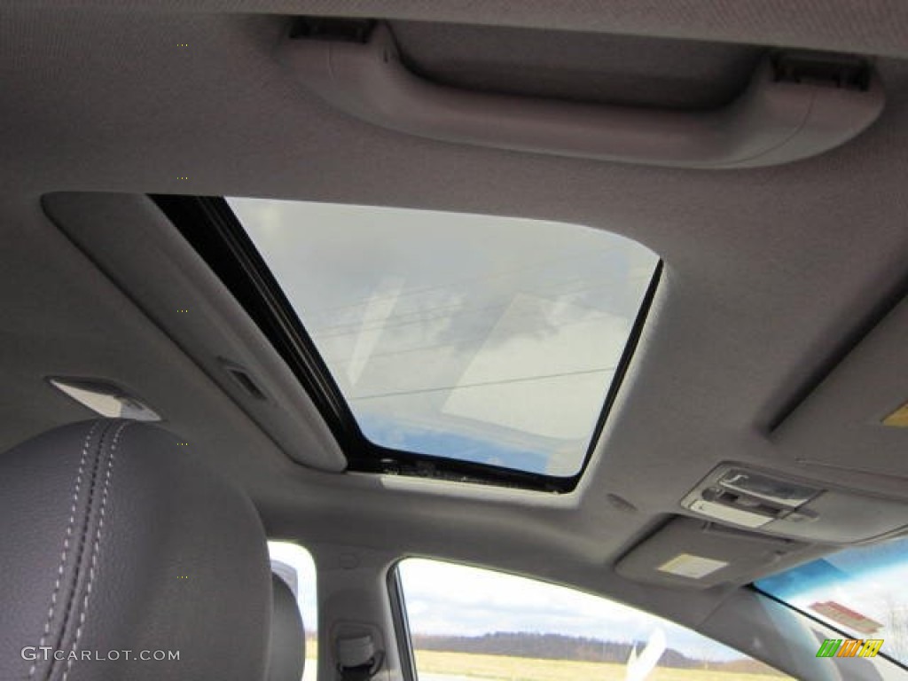 2012 Elantra Limited - Black Noir Pearl / Gray photo #11