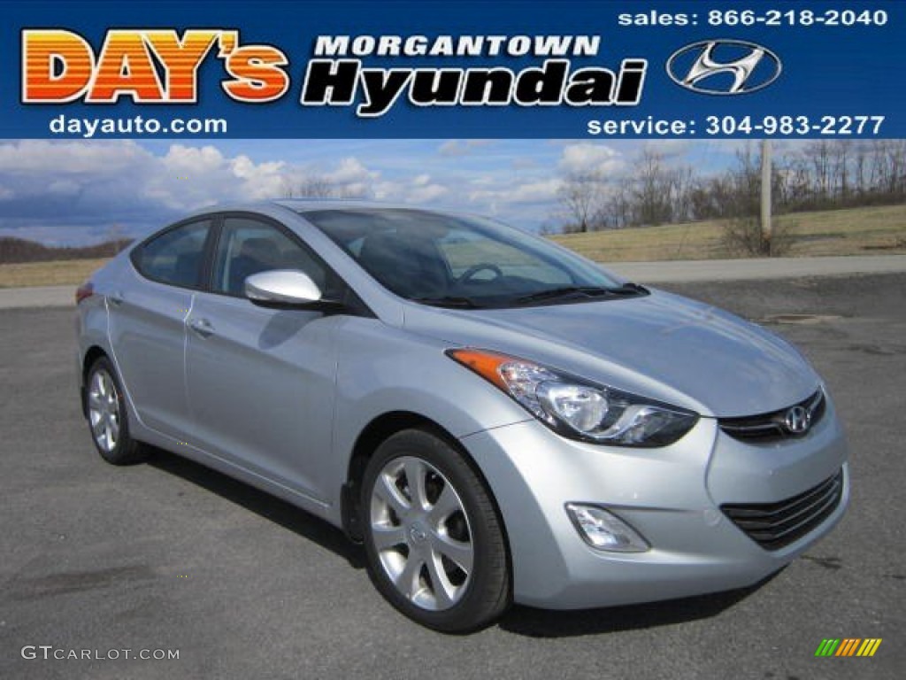 2012 Elantra Limited - Silver / Gray photo #1