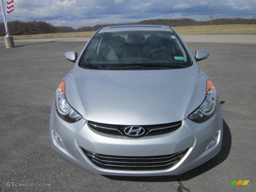 2012 Elantra Limited - Silver / Gray photo #2