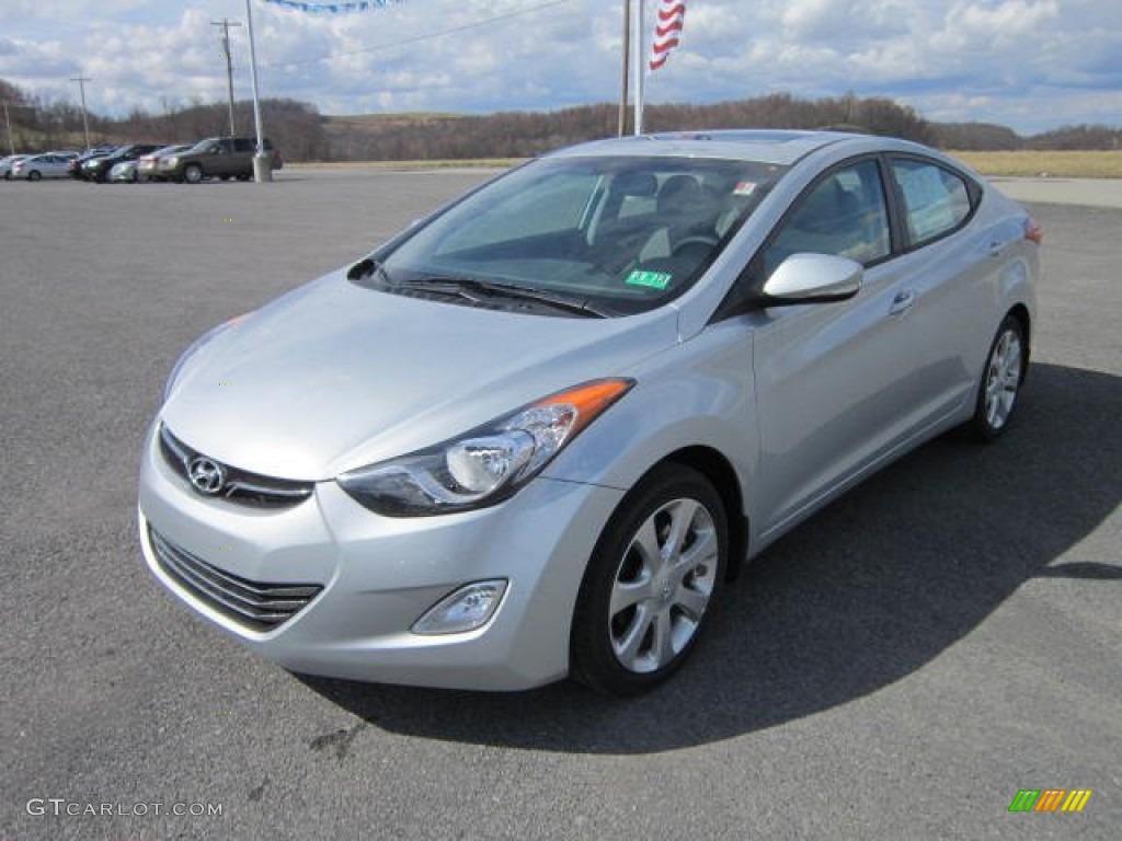 2012 Elantra Limited - Silver / Gray photo #3